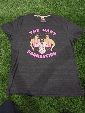 Homage WWE Hart Foundation Shirt Xl Gray